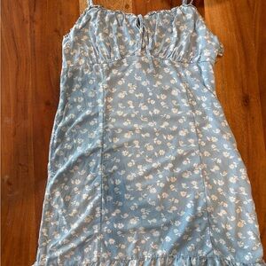 La Hearts Blue Floral Dress